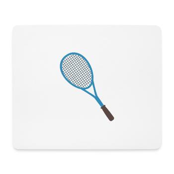 tennis racket - Mouse Pad (horizontal) - white - Front