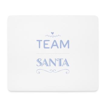 TEAM SANTA +++ Merry Christmas, X-Mas, Weihnachten - Mousepad (Querformat) - Weiß - Vorne
