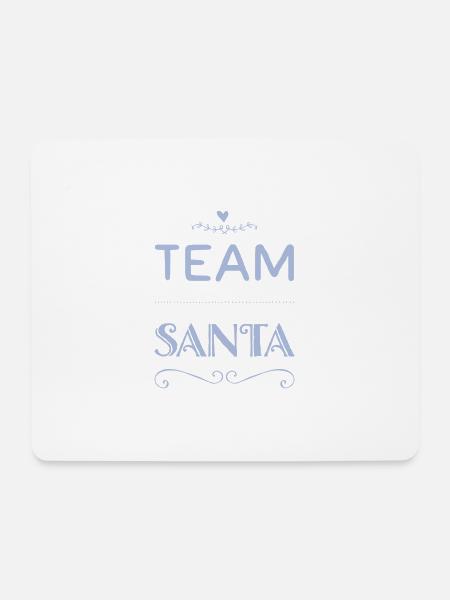 TEAM SANTA +++ Merry Christmas, X-Mas, Weihnachten - Mousepad (Querformat) - Weiß