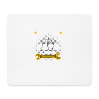 Mein Papa ist Mechaniker - Mousepad (Querformat) - Weiß - Vorne