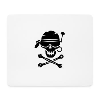 Pirate FPV-Treiber - Mousepad (Querformat) - Weiß - Vorne