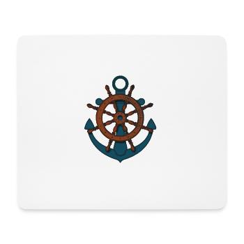 paddle boat sail boat ruderboot segelboot67 - Mousepad (Querformat) - Weiß - Vorne