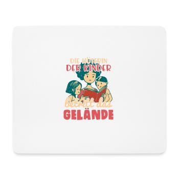 ERZIEHERIN / OMA / TANTE / KINDER - Mousepad (Querformat) - Weiß - Vorne