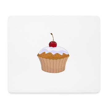 cupcake muffin cake kuchen backen bakery67 - Mousepad (Querformat) - Weiß - Vorne