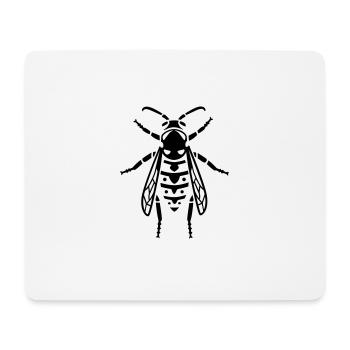 Insect - wasp - Mouse Pad (horizontal) - white - Front