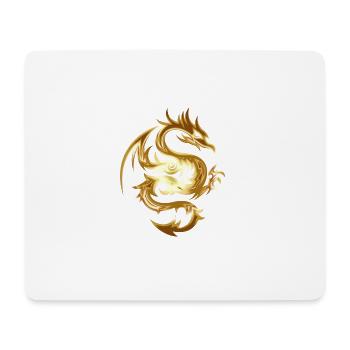 Dragon - Tapis de souris (format paysage) - blanc - Devant