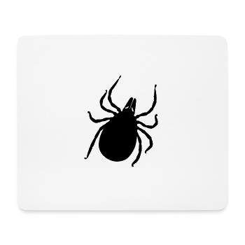 Zecke - Mousepad (Querformat) - Weiß - Vorne