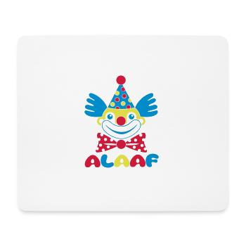 Carnival Clown Carnival Alaaf 1, 2 ou 3 couleurs - Tapis de souris (format paysage) - blanc - Devant