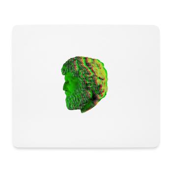 greece stutua - Mouse Pad (horizontal) - white - Front