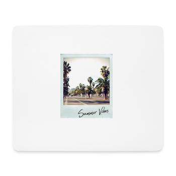 Barcelona Palm - Mouse Pad (horizontal) - white - Front