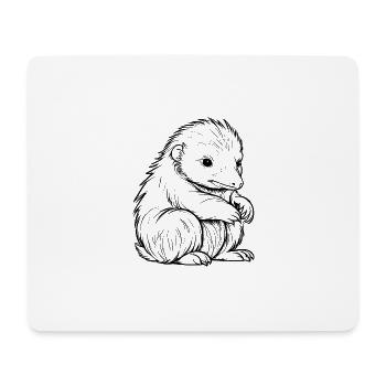 Niffler Animal Pet Icon - Mouse Pad (horizontal) - white - Front
