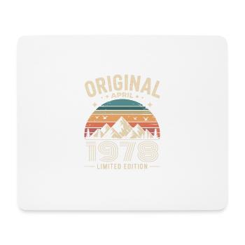 février 1978 – Légende des sommets et montagnes - Tapis de souris (format paysage) - blanc - Devant