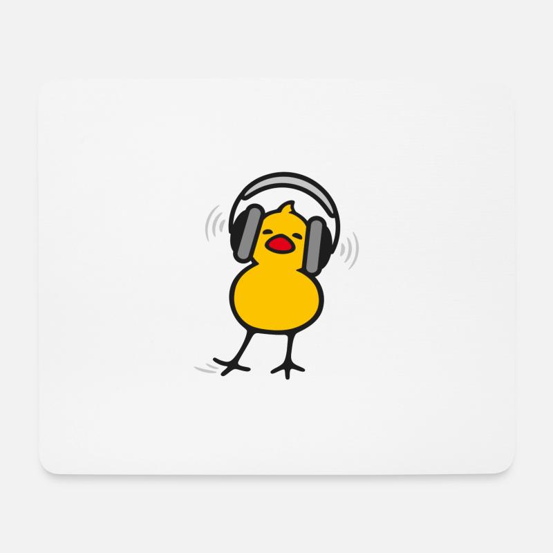 SoundChick - Mousepad (Querformat) - Weiß