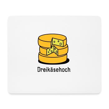 Dreikäsehoch – Die Wortspiel-Geschenkidee! - Mousepad (Querformat) - Weiß - Vorne