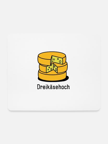 Dreikäsehoch – Die Wortspiel-Geschenkidee! - Mousepad (Querformat) - Weiß