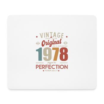 vintage original 1978 cadeau anniversaire 43 ans - Tapis de souris (format paysage) - blanc - Devant