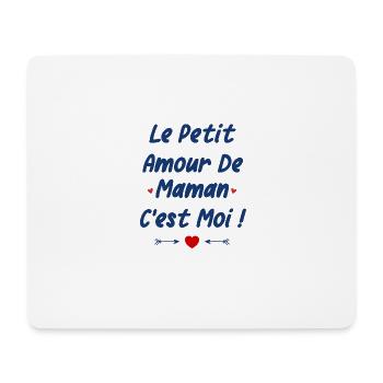 La petite amour de maman - Tapis de souris (format paysage) - blanc - Devant
