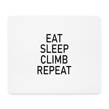 climbing - Mouse Pad (horizontal) - white - Front