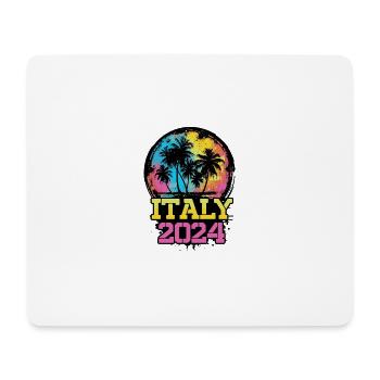 Italie 2024 Voyage Vacances - Tapis de souris (format paysage) - blanc - Devant