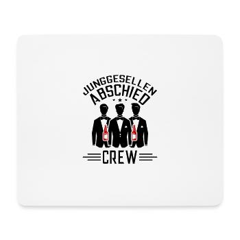 Junggesellen Abschied Crew - Mousepad (Querformat) - Weiß - Vorne