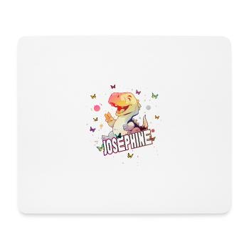 JOSEPHINE - Beautiful GIRL name with cute DINO - Mouse Pad (horizontal) - white - Front