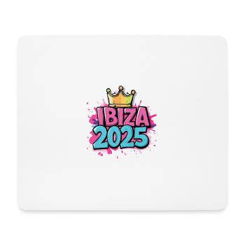 Ibiza 2025 - Tapis de souris (format paysage) - blanc - Devant