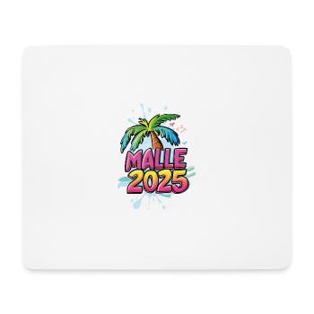 Malle 2025 Palme Mallorca - Mouse Pad (horizontal) - white - Front