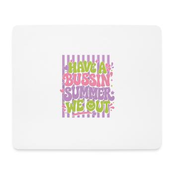 Haben Sie einen Bussin Summer Retro | Teen Holiday Style - Mousepad (Querformat) - Weiß - Vorne
