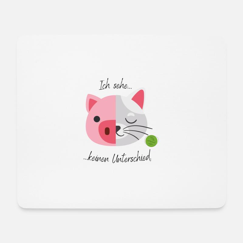 Ich sehe keinen Unterschied 1 - Mousepad (Querformat) - Weiß