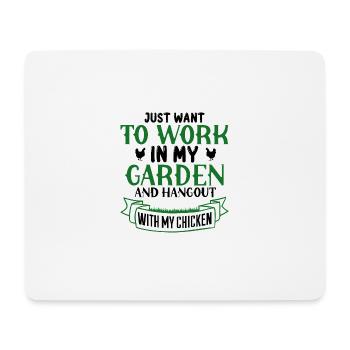 Hobby gardeners, fruit and vegetable gardeners - Mouse Pad (horizontal) - white - Front