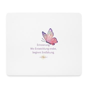 Entfaltung - Mousepad (Querformat) - Weiß - Vorne