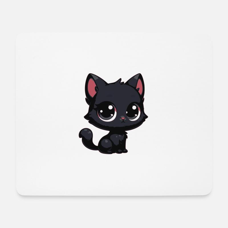 Baby-Katze - Mousepad (Querformat) - Weiß