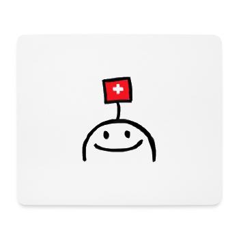 drôle cadeau suisse - Tapis de souris (format paysage) - blanc - Devant