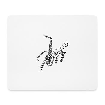 Jazz Saxophone Musique Musique Mélodie - Tapis de souris (format paysage) - blanc - Devant