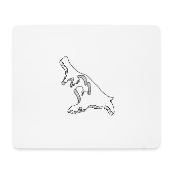 Usedom Island Holidays - Mouse Pad (horizontal) - white - Front