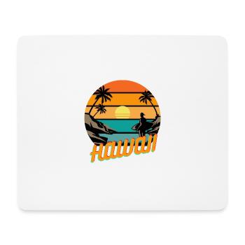 Surfen Hawaii - Mousepad (Querformat) - Weiß - Vorne