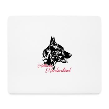 HOLLANDSE HERDERSHOND - Mousepad (Querformat) - Weiß - Vorne
