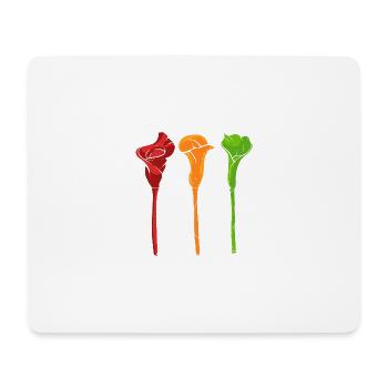 Schöne Tulpen Florist Gift - Mousepad (Querformat) - Weiß - Vorne