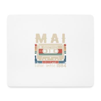 Mai 1984 - Tapis de souris (format paysage) - blanc - Devant