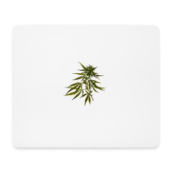 cannabis - Tapis de souris (format paysage) - blanc - Devant