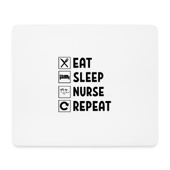 Nurse Doctor Hospital Krankenschwester - Mousepad (Querformat) - Weiß - Vorne