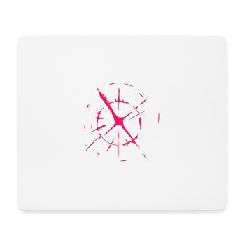splash bunt farbe muster aufdruck comic style pink - Mousepad (Querformat) - Weiß - Vorne
