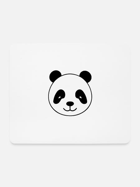 panda - Mouse Pad (horizontal) - white
