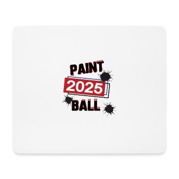 Paintball Spieler Team Turnier Mannschaft in 2025 - Mousepad (Querformat) - Weiß - Vorne