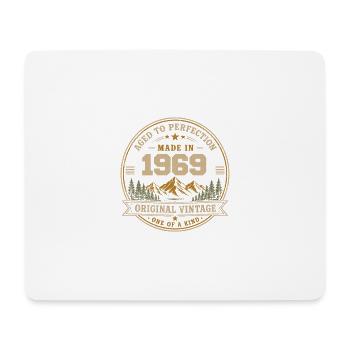 1969 Rétro 1969 Vintage 1969 Cadeau 1969 - Tapis de souris (format paysage) - blanc - Devant