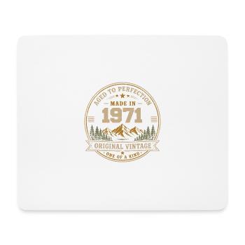 1971 Retro 1971 Vintage 1971 Gift 1971 - Mouse Pad (horizontal) - white - Front