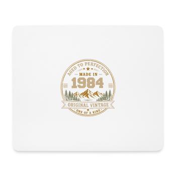 1984 Retro 1984 Vintage 1984 Geschenk 1984 - Mousepad (Querformat) - Weiß - Vorne