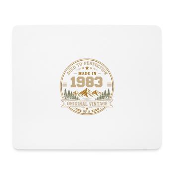 1983 Retro 1983 Vintage 1983 Gift 1983 - Mouse Pad (horizontal) - white - Front