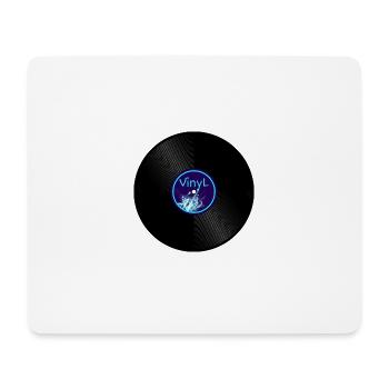 vinyl record - Mouse Pad (horizontal) - white - Front