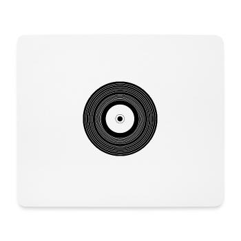 vinyl record - Mouse Pad (horizontal) - white - Front